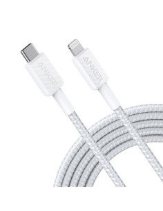 Anker Ank-322-USBC-LGT-300-W Anker - USB2.0 Cable - USB-C para Lightning - Cabo de nylon trançado - Comprimento 3M - Carregament