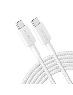 Kaufen ANKER ANK-322-USBC-USBC-300-W Anker – USB2.0-Kabel – USB-C auf USB-C – geflochtenes Nylonkabel – Länge 3 m – Schnellladen