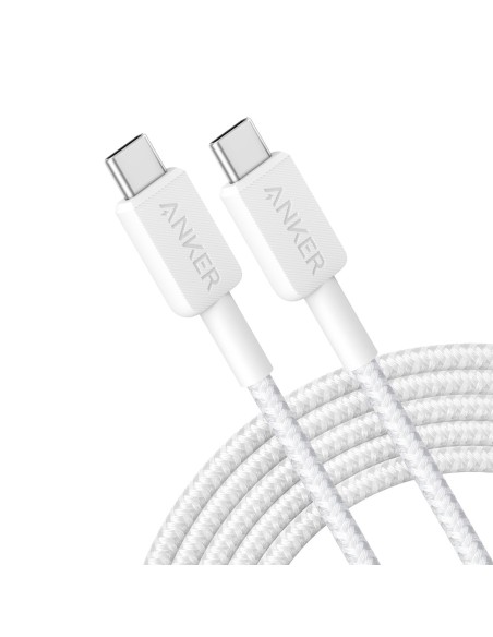 Anker Ank-322-USBC-USBC-300-W Ancer - USB2.0 Cable - USB-C para USB-C - Cabo de nylon trançado - Comprimento 3M - Carga rápida 