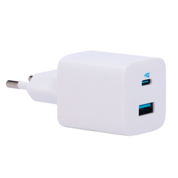 Anker Ank-323-Wcharger-33W1A1C-W Anker - Carregador USB - Power 33W - Carregamento rápido - Saídas USB-C, USB-A - Cor Branco