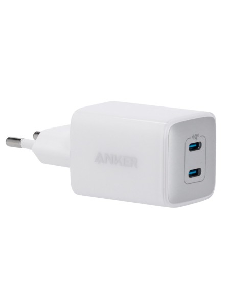 Anker Ank-521-Wcharger-40W2C-W Anker - Carregador USB - 40W Power - Carga rápida - 2x Saídas USB-C - Cor Branca