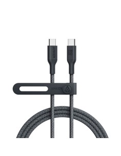 Anker Ank-544-USBC-USBC-180-B Anker - USB2.0 Cabo USB-C - Cabo Torcido Bio-Nylon - Comprimento 1.8m - cor preta