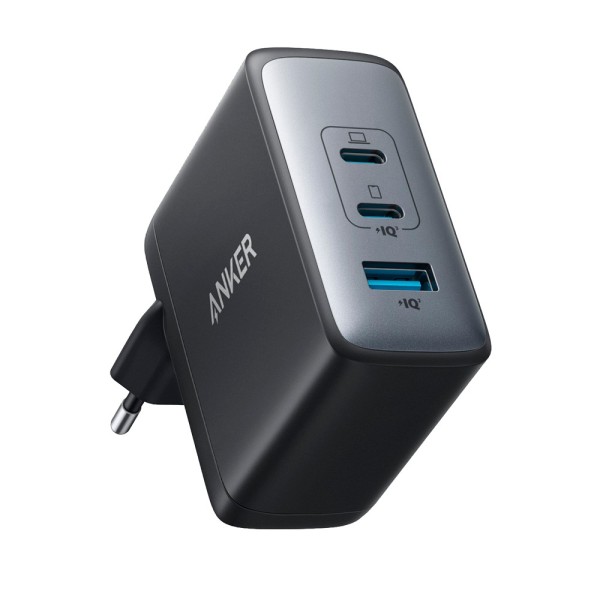 Anker Ank-736-Wcharger-100W1A2C-B Anker - Carregador USB - 100W PODER | Com a tecnologia GAN II - carga rápida - 1x USB-A saídas