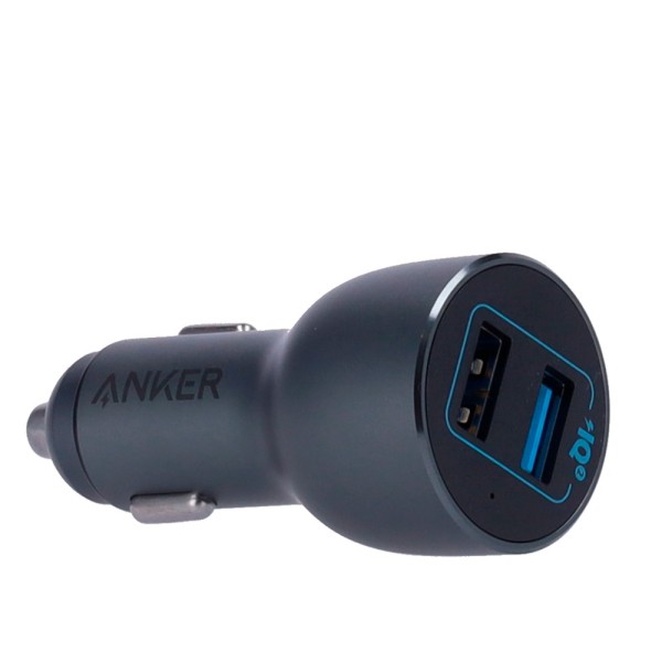 Acheter ANKER ANK-CCHARGER-POWERDRIVE3-B Anker - Chargeur allume-cigare en métal - Puissance 36 W - Charge rapide 18 W | Technol