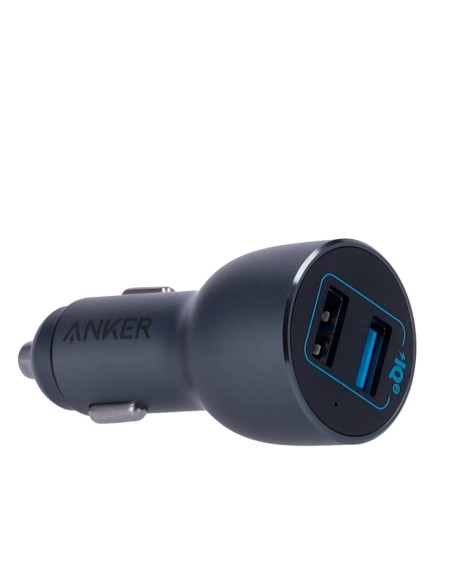 Comprar ANKER ANK-CCHARGER-POWERDRIVE3-B Anker - Mechero coche de metal - Potencia 36W - Carga rápida 18W | Tecnología QC3.0 - S
