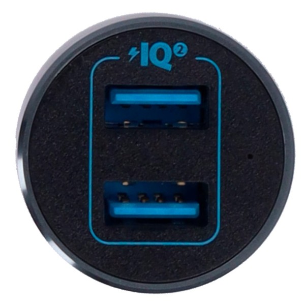 Anker Ank-Ccharger-PowerDrive3-B Anker - Carro de metal Isqueiro - 36W Power - Charge rápido 18W | Tecnologia QC3.0 - Saídas 2