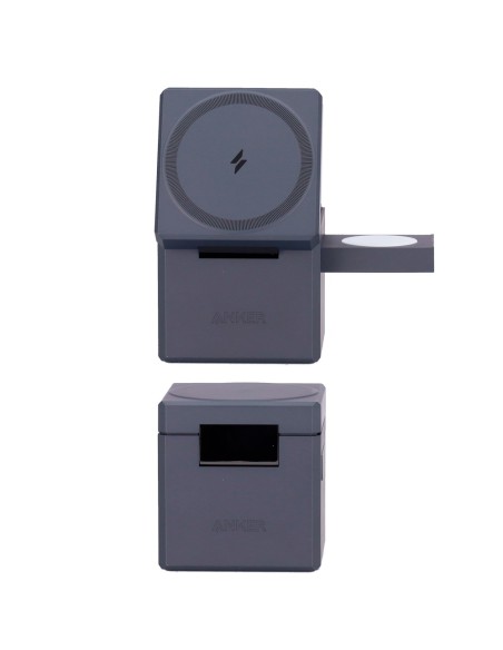 Comprar ANKER ANK-CUBE-3-IN-1-G Anker - Cargador inalámbrico 3 en 1 - Tecnología Magsafe - Carga rápida para iPhone, Airpods y A
