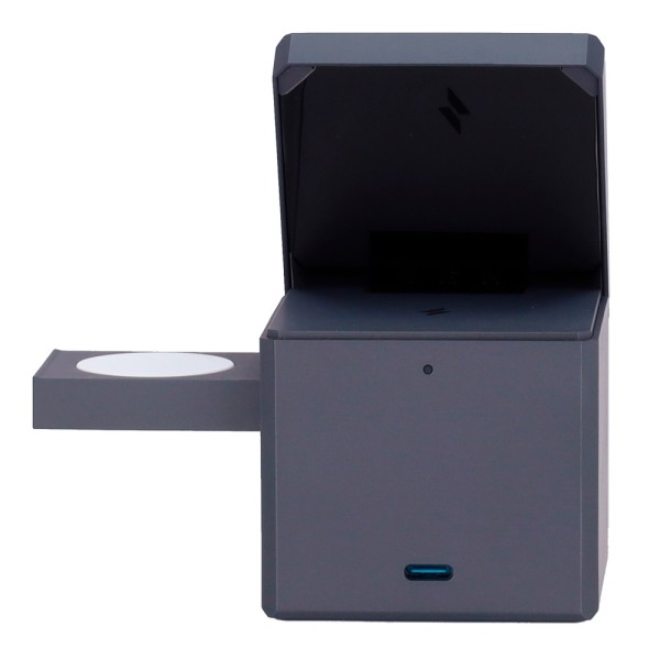 Anker Ank-Cube-3-In-1-G Anker - Carregador sem Fio 3 em 1 - Tecnologia Magsafe - Corte rápida para iPhone, AirPods e Apple Wat