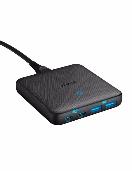 Acheter ANKER ANK-DCHARGER-65W2A2C-B Anker - Chargeur de bureau - Charge rapide 65 W - Sorties 2x USB-C, 2x USB-A - Charge 4 ap.