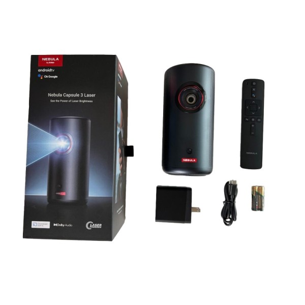 Acquistare ANKER - NEBULA ANK-NEBULA-CAPSULE3-PROJECTOR Proiettore Nebula Capsule 3 1080p - Connessione WiFi / SO Google TV - Lu