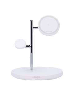 Acheter ANKER ANK-PADWCHARGER-3-IN-1-W Chargeur sans fil 3-en-1 Anker - Technologie MagGo - Charge rapide : iPhone, AirPods, App 2