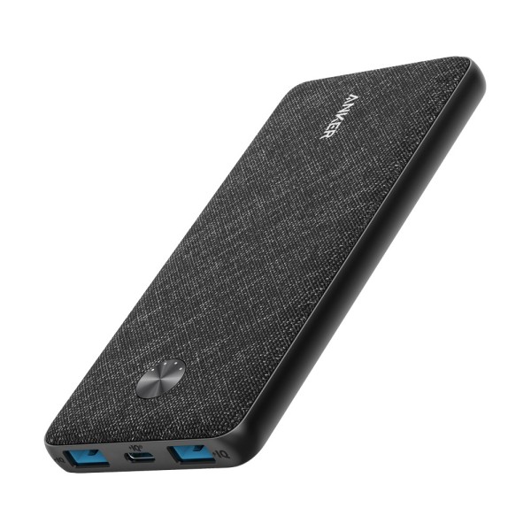 Anker Ank-Powercore3-Sense-B Anker Power Bank com LEDs de carga - Capacidade de 10000mAh - Entradas USB-C - Saídas USB-C, 2x USB