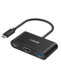 Acheter ANKER ANK-POWEREXPAND-3-IN-1-G Hub USB-C 3-en-1 d’Anker - USB-C, USB-A 3.0 et HDMI - Prend en charge la charge PD 100 W 