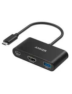 Comprar ANKER ANK-POWEREXPAND-3-IN-1-G Hub USB-C 3 en 1 de Anker - USB-C, USB-A 3.0 y HDMI - Admite carga PD100W (USB-C) - Trans