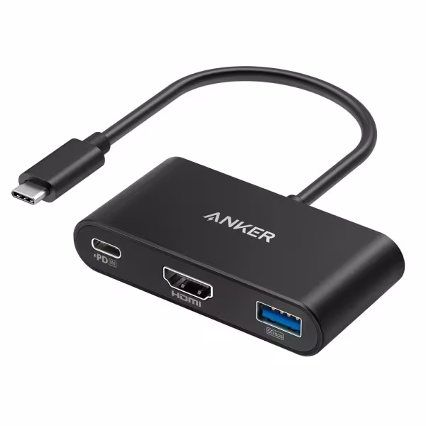 Comprar ANKER ANK-POWEREXPAND-3-IN-1-G Hub USB-C 3 en 1 - Admite la carga PD100W - Transferencia de datos de 5Gbps - Admite reso