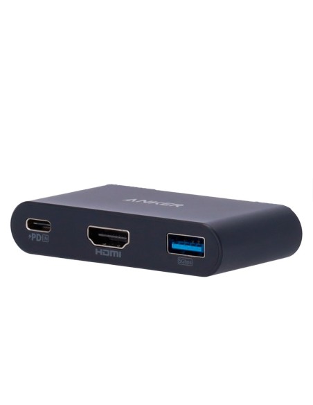 Anker Ank-PowerXPAND-3-IN-1-G Anker - USB-C 3 HUB em 1 - Suporta carga PD100W - 5Gbps Transferência de dados - Suporte