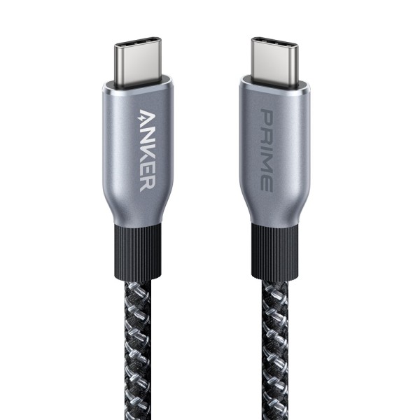 Anker Ank-Prime-USBC-USBC-90-B Anker - USB2.0 Cabo USB-C - Cabo de Nylon Trançado Reciclado - Comprimento 0.9m - Carregue 