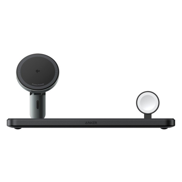 Acheter ANKER ANK-PWCHARGER-3-IN-1-B Chargeur sans fil 3-en-1 Anker - Technologie MagGo - Charge rapide : iPhone, AirPods, Apple
