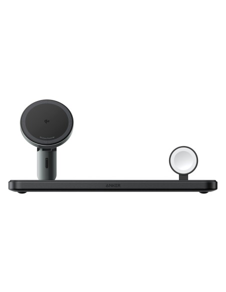 Comprar ANKER ANK-PWCHARGER-3-IN-1-B Cargador inalámbrico 3 en 1 Anker - Tecnología MagGo - Carga rápida: iPhone, Airpods, Apple