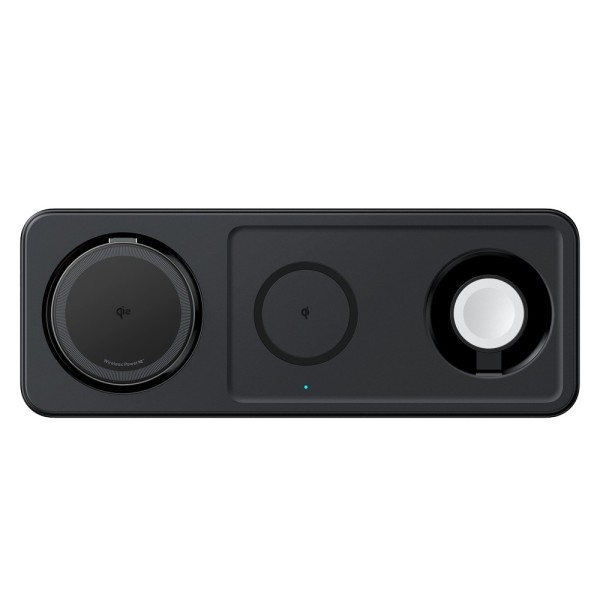 Acheter ANKER ANK-PWCHARGER-3-IN-1-B Chargeur sans fil 3-en-1 Anker - Technologie MagGo - Charge rapide : iPhone, AirPods, Apple