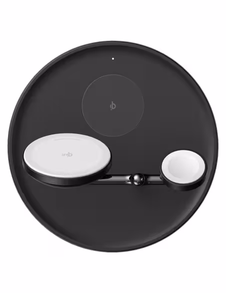 Acheter ANKER ANK-SWCHARGER-3-IN-1-B Chargeur sans fil 3-en-1 Anker - Technologie MagGo - Charge rapide : iPhone, AirPods, Apple