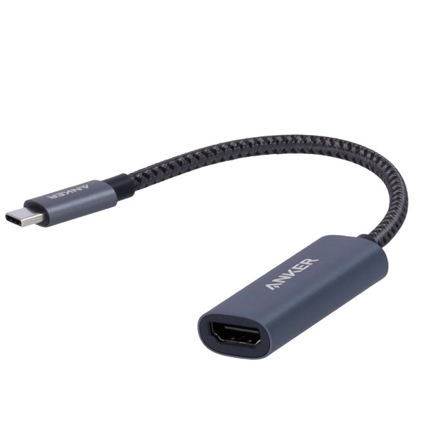 Acheter ANKER ANK-USBC-HDMI-G Hub USB-C 1 en 1 d’Anker - HDMI - Plug & Play - Couleur grise