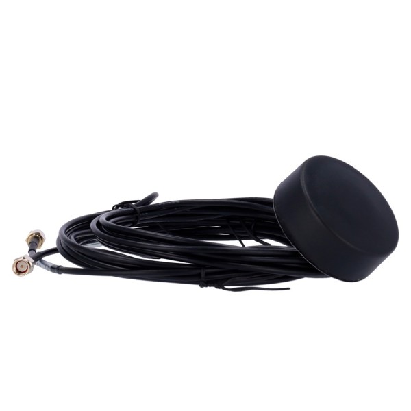 ANTENA ANT-4G-03D-G-O-Orv 4G com GPS - Frequência 698-2700MHz - Conector Masculino SMA - Montagem do Telhado do Veículo - Ganho