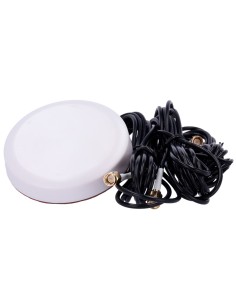OEM Antena Branca 4G2G24G-03D-G-O-Orv-W com GPS e Wi-Fi - Frequência 4G 824-2700MHz - Conector Masculino SMA - conjunto de teto