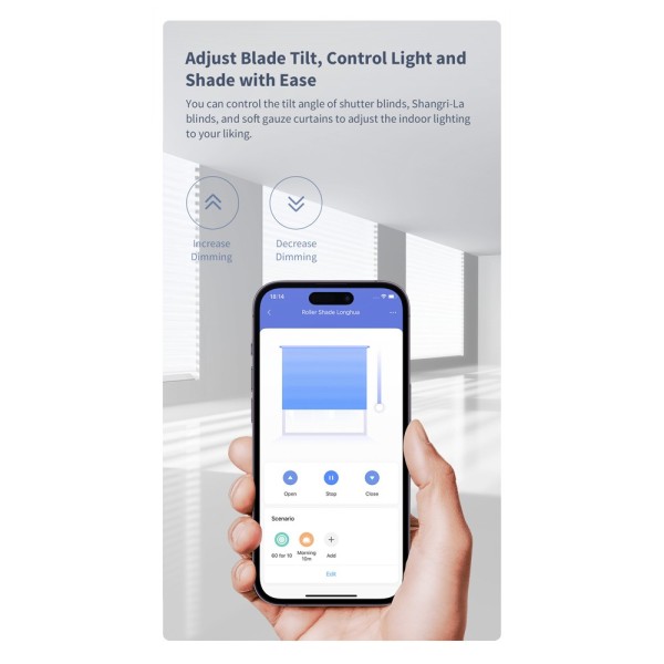 Comprar AQARA AQ-CD-M03D Aqara Control de Cortinas Enrollables T1S - Zigbee 3.0  - Matter over Zigbee - Requiere AQARA HUB - Bat