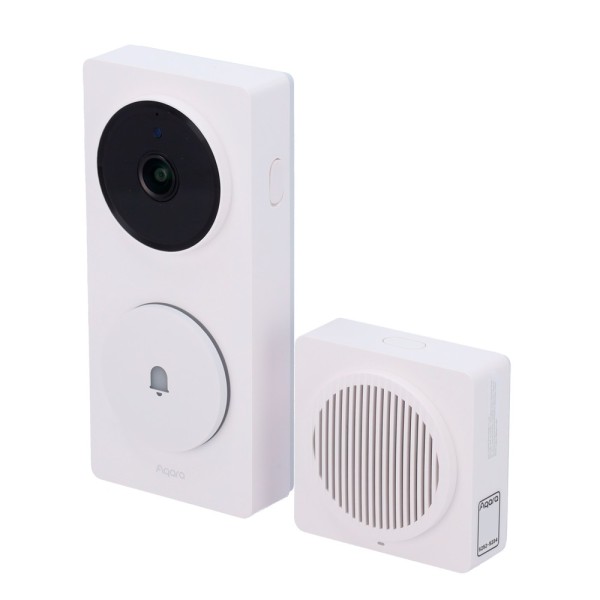 Aqara AQ-CH-C09D-W Aqara Smart Home G410 Campainha Cam / Hub Branco - WiFi 2.4GHz / Zigbee 3.0 - Matéria Over Zigbee - Hub Conce