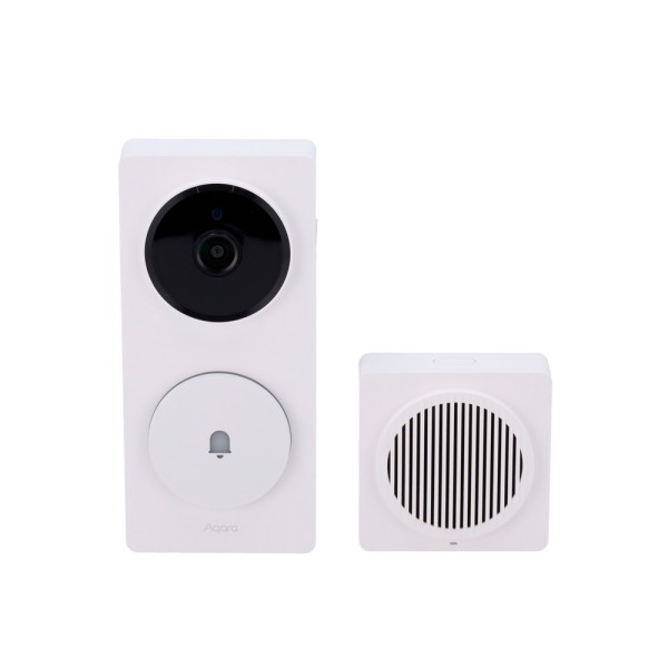 Comprar AQARA AQ-CH-C09D-W Aqara - Smart Home G410 Doorbell Cam/Hub White - Reconocimiento facial local por IA - Compatibilidad 