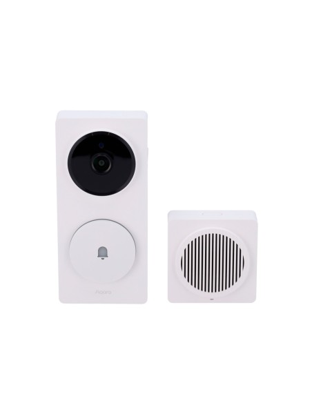 Comprar AQARA AQ-CH-C09D-W Aqara - Smart Home G410 Doorbell Cam/Hub White - Reconocimiento facial local por IA - Compatibilidad 