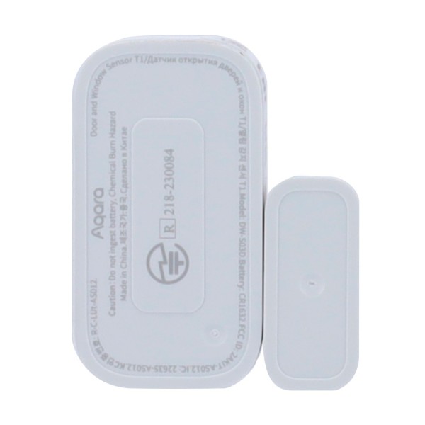 Aqara Aq-DW-S03D Aqara porta e sensor de janela T1 - Zigbee 3.0 - Mather Over Zigbee - Requer Aqara Hub - longa bateria D