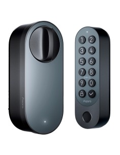 Aqara AQ-EL-D02D-B Aqara Smart Lock U200 Preto - Matéria sobre Thread / Bluetooth & Amp NFC - Requer Aqara Hub M3 - CO