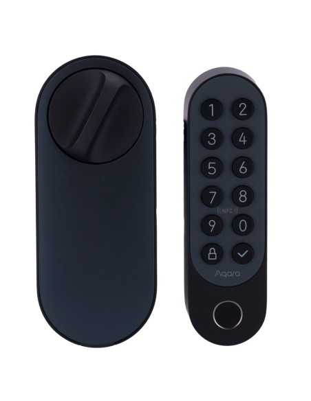 Aqara AQ-EL-D02D-B Aqara Smart Lock U200 Preto - Matéria sobre Thread / Bluetooth & Amp NFC - Requer Aqara Hub M3 - CO