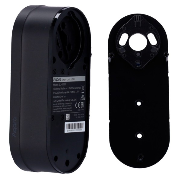 Kaufen AQARA AQ-EL-D02D-B Aqara Smart Lock U200 Grau – Kabelloses Tastenfeld mit KI-Fingerabdruckleser – Installation
