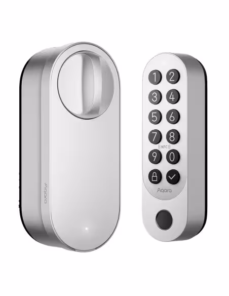 Kaufen AQARA AQ-EL-D02D-S Aqara Smart Lock U200 Silber – Kabelloses Tastenfeld mit KI-Fingerabdruckleser – Installation