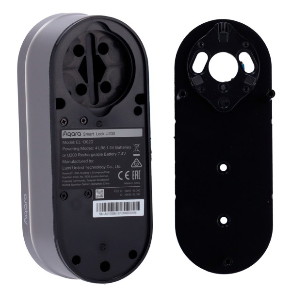 Kaufen AQARA AQ-EL-D02D-S Aqara Smart Lock U200 Silber – Kabelloses Tastenfeld mit KI-Fingerabdruckleser – Installation
