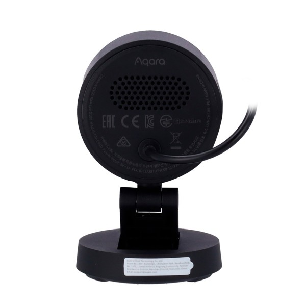 Aqara AQ-G100-SELECT-B CÂMERA CÂMERA G100 Preto - Sensor 2K 3MP - Detecção Pessoas / Veículos / Animais - WiFi 6 (2.4GHz) / B