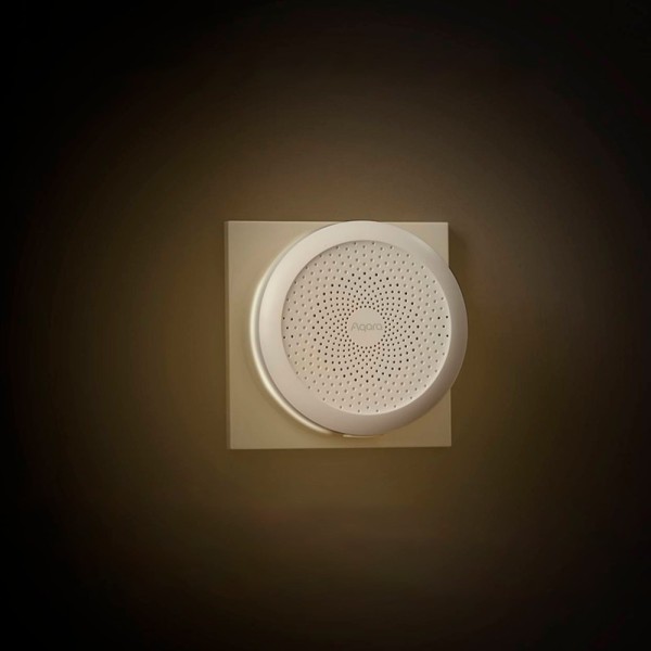 Aqara AQ-HM1S-G02 Aqara Hub M1s Gen 2 - WiFi 2.4 GHz / Zigbee 3.0 / Bluetooth / Matéria - Hub / Gateway - Alto-falante integrado