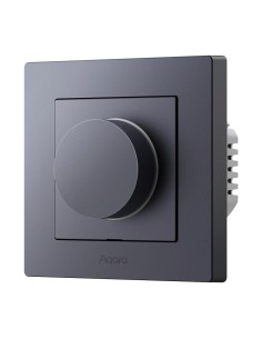 Kaufen AQARA AQ-KD-R01D-G Aqara Dimmer-Schalter H2 EU Grau – Premium-Drehdimmung und mechanischer Drucktaster – Duale Installati