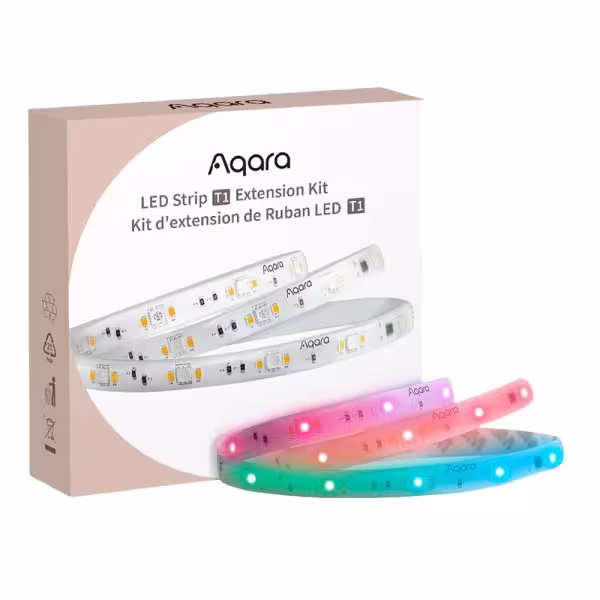 Acquista AQARA AQ-RLSE-K01D Aqara Estensione Striscia LED T1 (1 m) - Zigbee 3.0 / Matter over Zigbee - Richiede AQARA HUB 3.0 - 