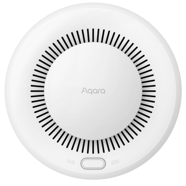Aqara AQ-SD-S01D AQARA SENSOR Detector de fumaça - Sensor fotoelétrico - Zigbee 3.0 - Requer Aqara Hub - Bateria até 10 anos 