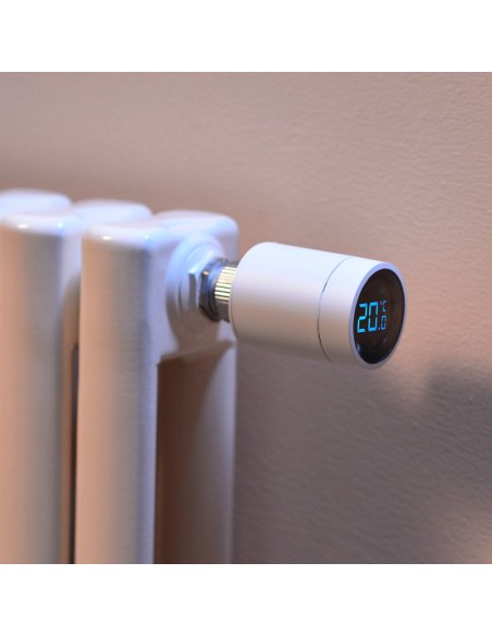 Acheter AQARA AQ-SRTS-A01 Thermostat de radiateur Aqara E1 - Écran LED couleur rétroéclairé - Tête thermostatique intelligente