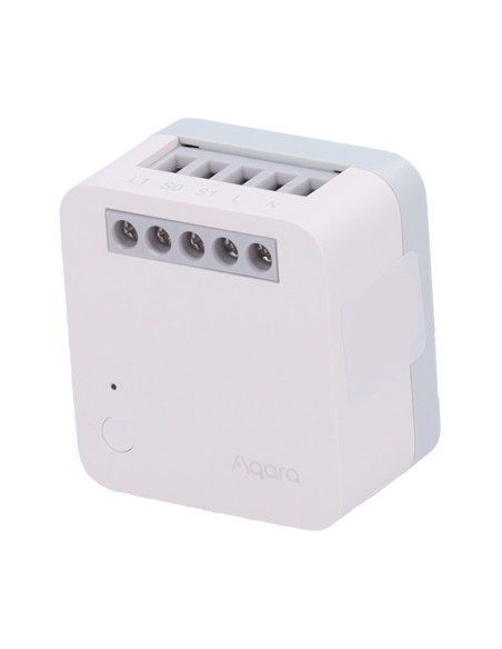 Aqara AQ-SSM-U01 Aqara Módulo Individual T1 Neutro - Zigbee 3.0 - Requer Aqara Hub - Medidor de Consumo - Proteção contra