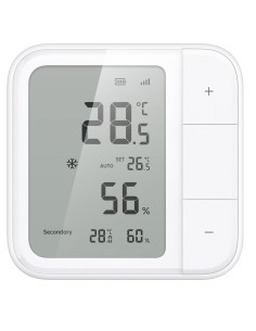 Acquista AQARA AQ-TH-S04D Sensore di Temperatura e Umidità Aqara W100 - Zigbee 3.0 / Thread - Display LCD - Richiede AQARA HUB /