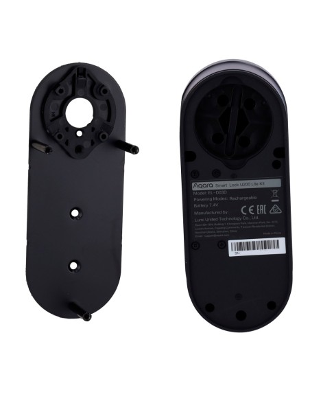 Aqara AQ-U200-Lite-Kit-B Aqara Bloqueio Inteligente U200 Lite Preto - Matéria Sobre Thread / Bluetooth & Amp NFC - Requer Aqara 