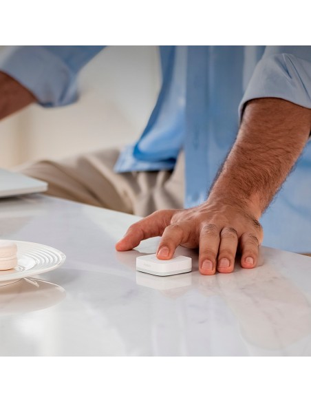 Aqara AQ-WB-R02D Aqara Individual Pin Sem Fio T1 - Zigbee 3.0 - Matéria Over Zigbee - Requer Aqara Hub - 3 Ações Confi