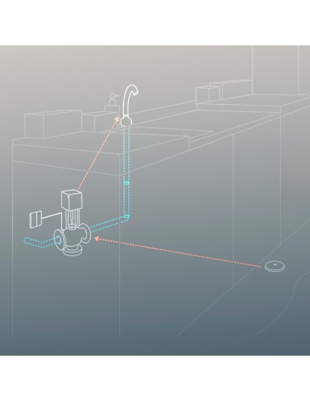 Comprar AQARA AQ-WL-S02D Aqara Sensor de Inundación T1 - Zigbee 3.0  - Control a distancia  - Requiere AQARA HUB - Batería 2 año