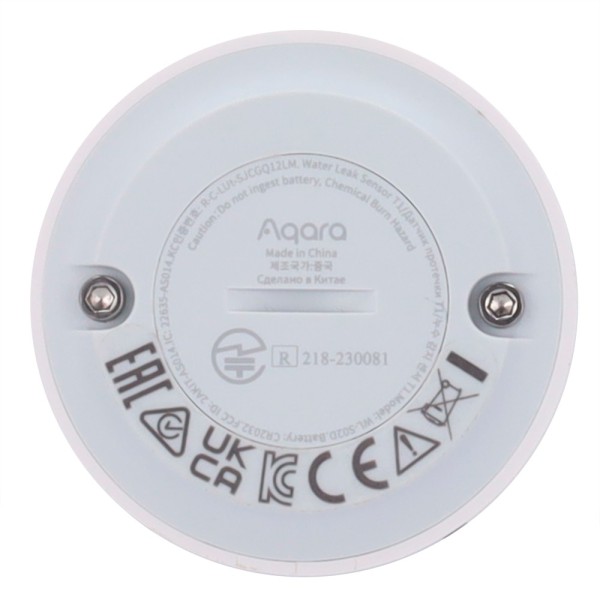 Comprar AQARA AQ-WL-S02D Aqara Sensor de Inundación T1 - Zigbee 3.0  - Control a distancia  - Requiere AQARA HUB - Batería 2 año